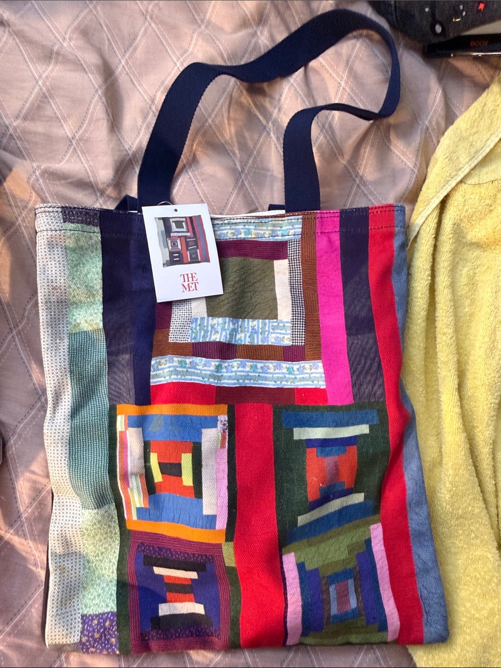 The MET Store Bags*Gee’s Bend Pettway Quilt Design Tote